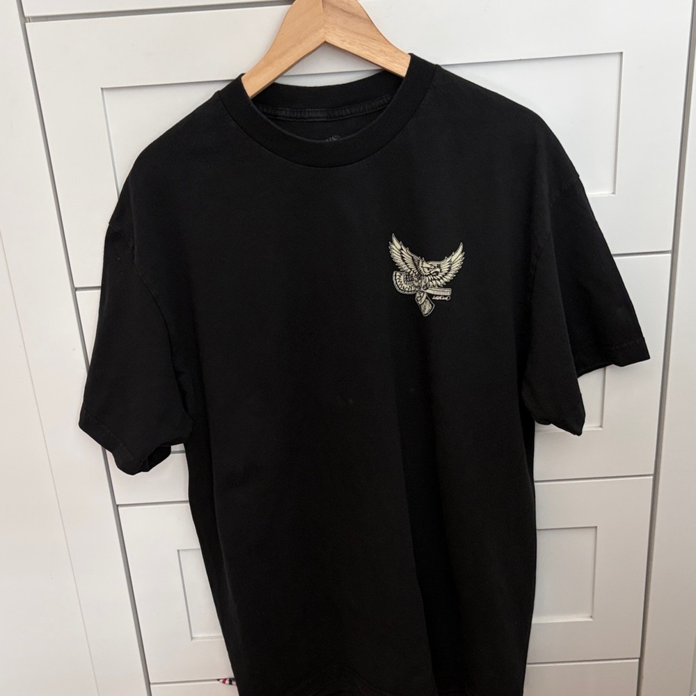 Classic Black T-Shirt with Suavecito logo